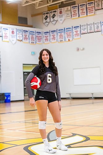 MIKAELA MACKENZIE / WINNIPEG FREE PRESS

Steinbach right side Sienna Driedger, who was named one of the top athletes in a varsity coaches poll, at Steinbach regional secondary school on Wednesday, Nov. 22, 2023. For Mike Sawatzky story.
Winnipeg Free Press 2023.