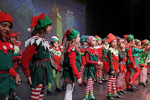22112023
The cast of Mecca Productions presentation of Elf Jr. The Musical runs through their dress rehearsal on Wednesday evening at the Western Manitoba Centennial Auditorium. The musical opens tonight and runs until Saturday, November 25th.
(Tim Smith/The Brandon Sun)