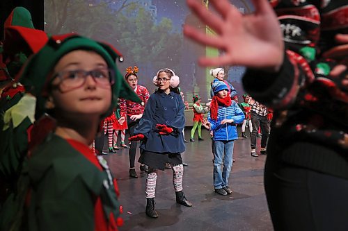 22112023
The cast of Mecca Productions presentation of Elf Jr. The Musical runs through their dress rehearsal on Wednesday evening at the Western Manitoba Centennial Auditorium. The musical opens tonight and runs until Saturday, November 25th.
(Tim Smith/The Brandon Sun)