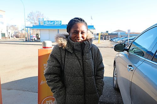 Elizabeth Balogun says the proposed gas tax freeze is a positive outlook regarding the potential benefits it could bring to families facing significant expenses. Photos: (Abiola Odutola/The Brandon Sun)