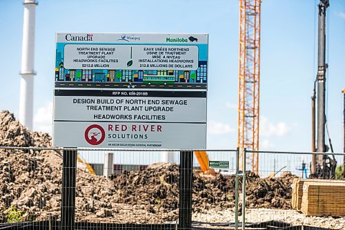 MIKAELA MACKENZIE / WINNIPEG FREE PRESS

Phase one construction for the north end sewage treatment plant in Winnipeg on Thursday, July 21, 2022. For Joyanne story.
Winnipeg Free Press 2022.