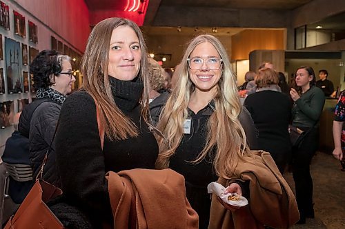 BROOK JONES / WINNIPEG FREE PRESS
Leigh-Anne Bowles (left) and Madeline Vandale, who are with United Way Winnipeg, attend the Director's Circle Opening Night reception, sponsored by Taylor McCaffrey LLP, prior to the opening curtain of The Sound of Music, sponsored by The Asper Foundation and Gail Asper Family Foundation, at the RMTC in Winnipeg, Man., Thursday, Nov. 20, 2023. The Sound of Music is performing on the John Hiresch Mainstage at RMTC and runs until Saturday, Dec. 23, 2023.