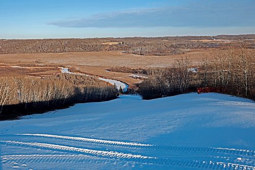 04122023
Thanks to the north-facing slope and snow-making capabilities, Ski Valley north of Minnedosa has more snow than the rest of the surrounding valley. 
(Tim Smith/The Brandon Sun)