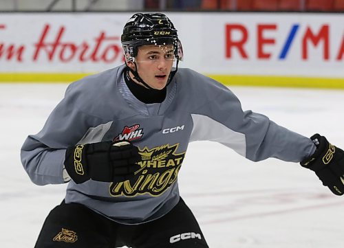 Overage defenceman Jackson DeSouza was acquired by the Brandon Wheat Kings on Thursday for fellow 2003-born defencmena Kayden Sadhra-Kang. (Perry Bergson/The Brandon Sun)
Dec. 4, 2023