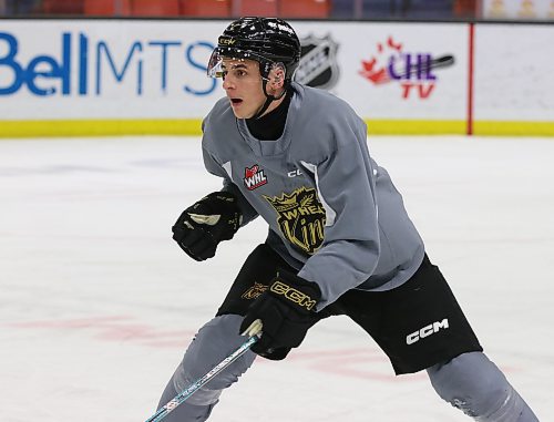 Overage defenceman Jackson DeSouza was acquired by the Brandon Wheat Kings on Thursday for fellow 2003-born defencmena Kayden Sadhra-Kang. (Perry Bergson/The Brandon Sun)
Dec. 4, 2023