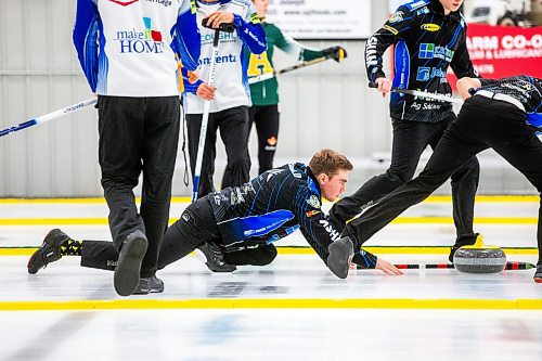 MIKAELA MACKENZIE / WINNIPEG FREE PRESS

Skip Jordon McDonald at the DEKALB Superspiel in Morris on Monday, Dec. 4, 2023. For Taylor Allen story.
Winnipeg Free Press 2023