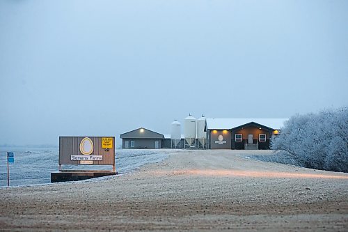 MIKAELA MACKENZIE / WINNIPEG FREE PRESS

Siemens Farm, near Rosenort, on Monday, Dec. 4, 2023. Kurt Siemens is one of many farmers asking the federal government for an exemption on carbon pricing for natural gas and propane used on the farm &#x460;for him, that would mean an exemption on the carbon price heating his chicken barns. For JS carbon tax story.
Winnipeg Free Press 2023