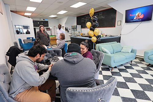 Patrons in the new People's Place Cafe and Lounge on Saturday during its grand opening. Photos: Abiola Odutola/The Brandon Sun