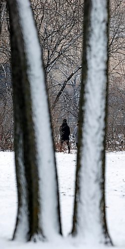 JOHN WOODS / WINNIPEG FREE PRESS
People walk in Elzear-Goulet Memorial Park Sunday, December 10, 2023. 

Reporter: Tyler