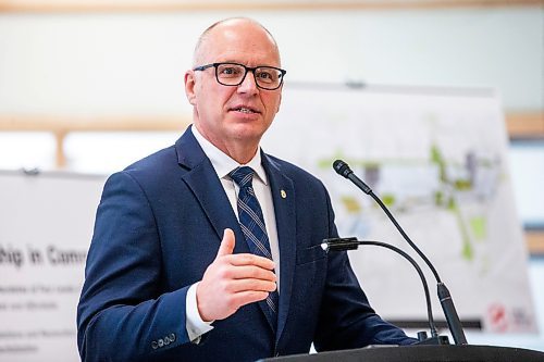 MIKAELA MACKENZIE / WINNIPEG FREE PRESS
	
Mayor Scott Gillingham speaks before the signing of a memorandum of understanding at Portage Place on Tuesday, Dec. 12, 2023. For Joyanne story.
Winnipeg Free Press 2023