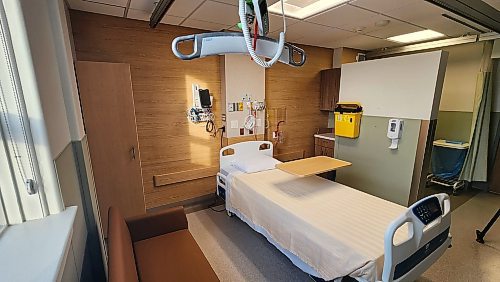 DANIELLE DASILVA / WINNIPEG FREE PRESS

A new acute stroke unit at the Health Sciences Centre will accept its first patients on Monday. The unit has 23 rooms that are equipped with lifts and easy access washrooms for patients during their recovery.

Friday, December 15, 2023.