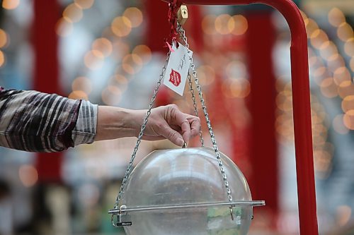 RUTH BONNEVILLE / WINNIPEG FREE PRESS



Local Salvation Army Christmas Kettle

Rob Kerr, Salvation Army Public Relations secretary at Kettle at Portage Place Shopping Centre.  



Photos of Kerr with Kettle and kettle by itself with mall patrons in background.





See story by Danton Unger.





Dec 12th,  2018