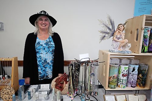 Event organizer Teresa Grudinski says the event was to curate a diverse experience for Brandon residents, the healing properties of crystals and their ability to manifest intentions. Photos: Abiola Odutola/The Brandon Sun. 