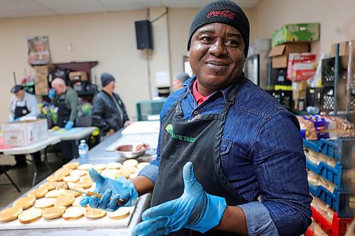 RUTH BONNEVILLE / WINNIPEG FREE PRESS

LOCAL - Agape / LG

Photo of Agape Table volunteer, Anthony Imhanlahimi, from Nigeria, all smiles as he makes sandwiches for clients Monday. 

Lieutenant-governor to visit Agape Table to kick off Sharing Hope Initiative

Lt.-Gov. Anita Neville, visits  Agape Table on Monday to deliver over 300 pounds of non-perishable food items donated by guests of Government House as part of the Lieutenant Governor&#x2019;s Sharing Hope Initiative, a program started by Neville this past September.

Recognizing that access to nutritious food is a fundamental human right, the vision of Lt.Gov. Neville in establishing the Lieutenant Governor&#x2019;s Sharing Hope Initiative is to use her voice to raise awareness about food insecurity and support shelters and food banks through the ongoing collection of non-perishable food items at Government House events.

Lt.-Gov. Neville intends to support different organizations throughout Manitoba for the duration of her time in office.

Dec 18th,  2023