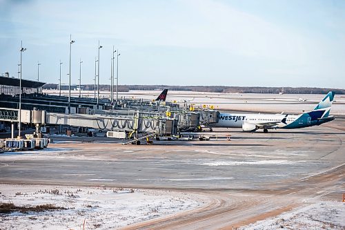 MIKAELA MACKENZIE / WINNIPEG FREE PRESS
	
The view of the Winnipeg Richardson International Airport from the roof of the ground services building on Tuesday, Dec. 19, 2023. For Martin Cash story.
Winnipeg Free Press 2023