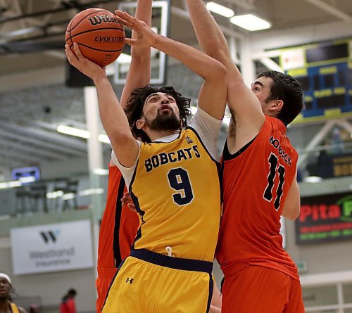 Sultan Bhatti is averaging 11.4 rebounds per game, good for third in the nation as his role has shifted away from scoring. (Thomas Friesen/The Brandon Sun)