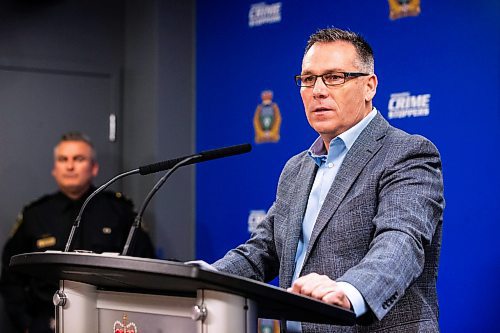 MIKAELA MACKENZIE / WINNIPEG FREE PRESS
	
Sergeant Gary Mathez of the WPS sex crimes department speaks about the attempted murder and forcible confinement of a 27-year-old woman at a press conference on Wednesday, Dec. 20, 2023. For Erik story.
Winnipeg Free Press 2023