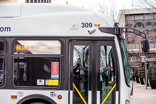 MIKAELA MACKENZIE / WINNIPEG FREE PRESS
	
Winnipeg Transit buses on Graham Avenue on Wednesday, Dec. 20, 2023. For transit series.
Winnipeg Free Press 2023