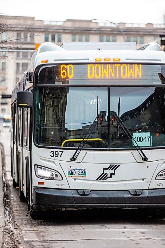 MIKAELA MACKENZIE / WINNIPEG FREE PRESS
	
Winnipeg Transit buses on Graham Avenue on Wednesday, Dec. 20, 2023. For transit series.
Winnipeg Free Press 2023