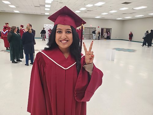  Amanpreet Kaur says ACC provided invaluable resources — learning libraries, computers, and extra classes — that were open to all students. (Abiola Odutola/The Brandon Sun)