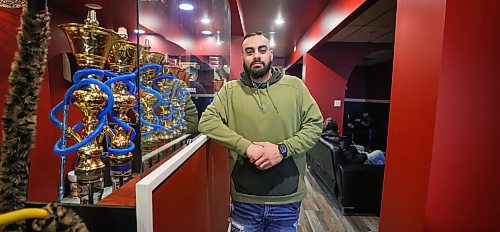 RUTH BONNEVILLE / WINNIPEG FREE PRESS

BIZ - Habibiz Cafe

Photo of Ali Zeid, owner o Habibiz Caf (1373 Portage Ave.).

The story is about the caf, which is a hookah bar that does not serve alcohol. It's a shaky business model, primarily owing to a potential bylaw that could prohibit hookah from indoors and patios. It's a feature about Ali, the owner, why he opened Habibiz, and about the potential circumstances that could threaten his business.


Josh's story

Dec 22nd  2023