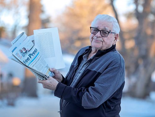 RUTH BONNEVILLE / WINNIPEG FREE PRESS

Local - Weather Chart man

Robert Cooke (85yrs) retires from doing the Free Press weather chart for 30 years.  

See story.  

Dec 27th, 2023