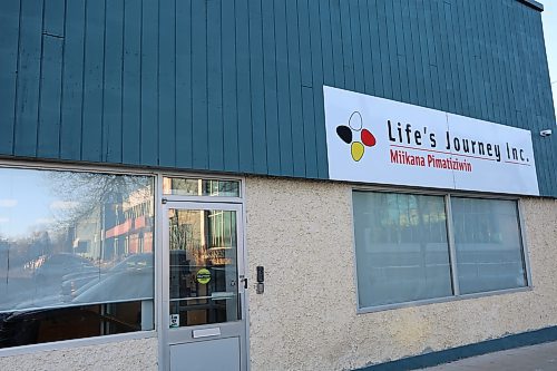 The Brandon Neighbourhood Renewal Corporation's new overnight drop-in centre at 725 Princess Avenue. The location, which is to provide a warm shelter for the city’s unhoused population, is currently occupied by Life’s Journey Inc., a non-profit social services agency operating in Winnipeg, Brandon, and Steinbach Manitoba.
Photo: Abiola Odutola/The Brandon Sun