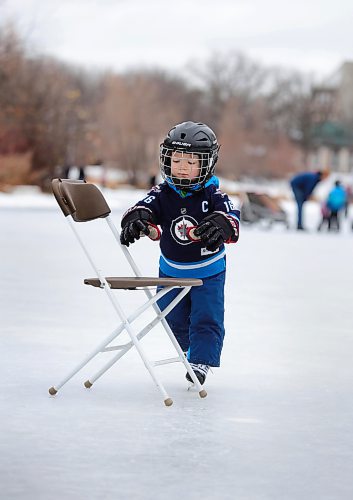 RUTH BONNEVILLE / WINNIPEG FREE PRESS

Standup - Skating

Taylor McPhail (31/2), learns to skate with the help of his dad, David McPhail, and  the support of a chair, at the Assiniboine Park, Duck Pond on Tuesday.  

After toughing it tout hrough a few falls, Taylor started to get the hang of it even though it was only his  2nd time out skating.  


Jan 02, 2024