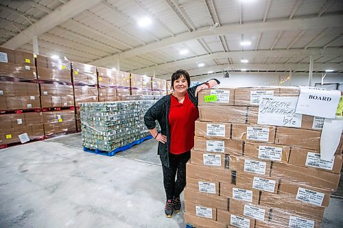 MIKAELA MACKENZIE / WINNIPEG FREE PRESS

Shawna Bell, executive director, at the Christmas Cheer Board headquarters on Thursday, Nov. 2, 2023. They are opening the phone lines tomorrow (the earliest they ever have) in anticipation of a greater need for hampers this year. For Kevin story.
Winnipeg Free Press 2023.