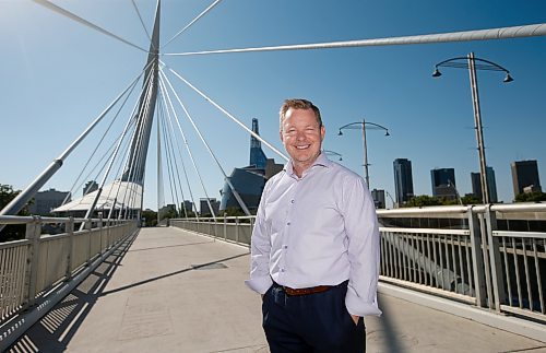 JOHN WOODS / WINNIPEG FREE PRESS

Marshall Ring, CEO of Manitoba Technology Accelerator, is photographed at the former restaurant on the Esplanade Riel in Winnipeg Tuesday, September 6, 2022. Ring is renovating the building and moving his organization in. His plan is to make Winnipeg the startup capital of western Canada.



Re: Cash