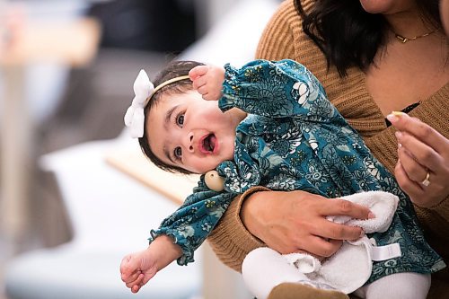 MIKAELA MACKENZIE / WINNIPEG FREE PRESS
	
Elyanna Almojuela (nine months) at Heartland Fertility on Thursday, Jan. 11, 2024. For AV story.
Winnipeg Free Press 2023