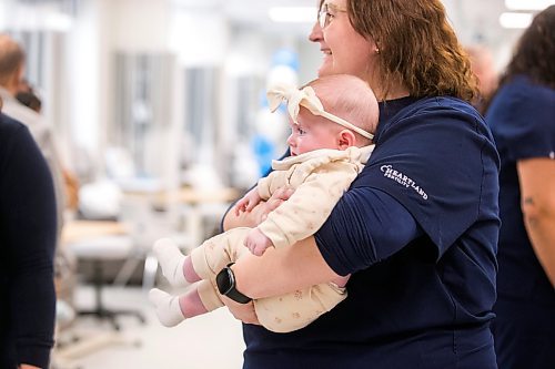 MIKAELA MACKENZIE / WINNIPEG FREE PRESS
	
Dr. Ola Haakman with baby Annie Sa, four months, at Heartland Fertility on Thursday, Jan. 11, 2024. For AV story.
Winnipeg Free Press 2023