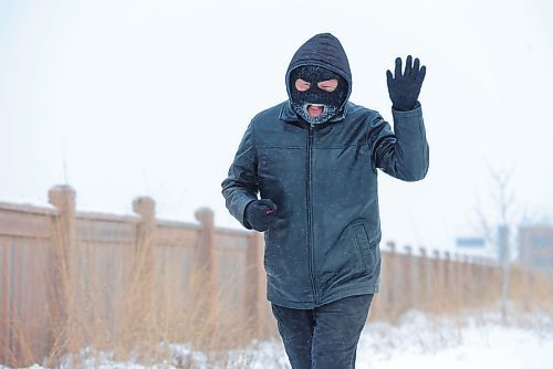 RUTH BONNEVILLE / WINNIPEG FREE PRESS

Weather Standup

A determined runner seemed undeterred by the extreme cold as he makes his way down Waverley in the open, prairie wind Monday afternoon.  He waved and smiled wide as he past the photographer asking for some information from him.  All he slowed to say was, that his name is Jack and he runs 5km everyday, then turned to continue along his path.  Temperatures Monday afternoon were  about -28 Celsius with the windchill.

Jan 12th, 2024