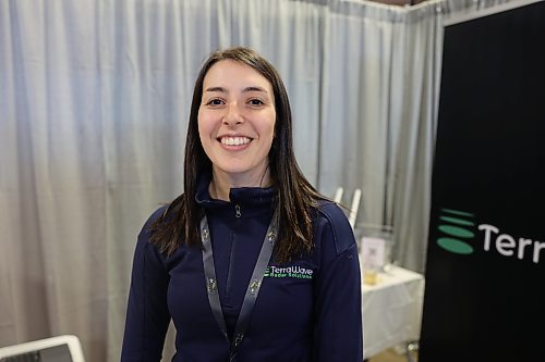 TerraWave Radar Solutions chief technology officer Hannah Fogel says Terra Sence was developed to eradicate the limitations of existing technologies in soil mapping, which are often prohibitively expensive for individual farmers. (Abiola Odutola/The Brandon Sun)