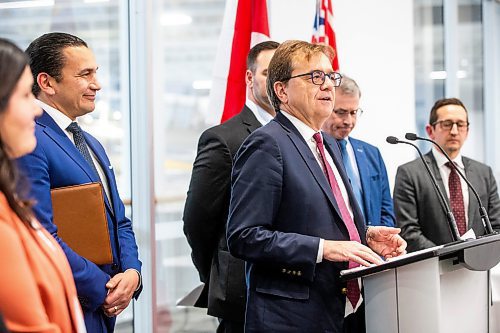 MIKAELA MACKENZIE / WINNIPEG FREE PRESS
	
Minister of Energy and Natural Resources Jonathan Wilkinson makes a funding announcement supporting clean fuels production at the Royal Aviation Museum of Western Canada on Wednesday, Jan. 17, 2024. 
Winnipeg Free Press 2024