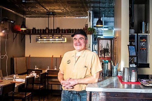 MIKAELA MACKENZIE / WINNIPEG FREE PRESS
	
Dean Herkert, chef at Bistro on Notre Dame and instructor at Me-yaw-sin Micowin, on Wednesday, Jan. 17, 2024. Me-yaw-sin Micowin is a new culinary program teaching M&#xe9;tis youth.
Winnipeg Free Press 2024