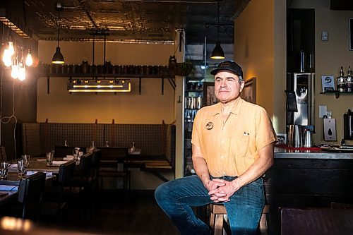 MIKAELA MACKENZIE / WINNIPEG FREE PRESS
	
Dean Herkert, chef at Bistro on Notre Dame and instructor at Me-yaw-sin Micowin, on Wednesday, Jan. 17, 2024. Me-yaw-sin Micowin is a new culinary program teaching M&#xe9;tis youth.
Winnipeg Free Press 2024