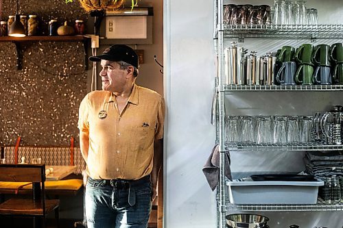 MIKAELA MACKENZIE / WINNIPEG FREE PRESS
	
Dean Herkert, chef at Bistro on Notre Dame and instructor at Me-yaw-sin Micowin, on Wednesday, Jan. 17, 2024. Me-yaw-sin Micowin is a new culinary program teaching M&#xe9;tis youth.
Winnipeg Free Press 2024