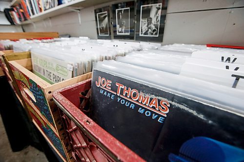 JOHN WOODS / WINNIPEG FREE PRESS
Peter Dul, owner of Duly Records, photographed at his store at Thirsty&#x2019;s Flea Market in Winnipeg Sunday, January  21, 2024. 

Reporter: dave