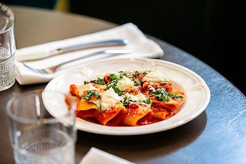 MIKAELA MACKENZIE / WINNIPEG FREE PRESS
	
The pacheri al pomodoro at Borgo Antico, a new Exchange District Italian restaurant, on Monday, Jan. 22, 2024. For Eva story.
Winnipeg Free Press 2024