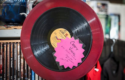 JOHN WOODS / WINNIPEG FREE PRESS
Peter Dul, owner of Duly Records, photographed at his store at Thirsty&#x2019;s Flea Market in Winnipeg Sunday, January  21, 2024. 

Reporter: dave