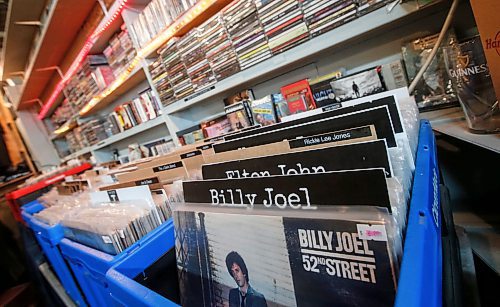 JOHN WOODS / WINNIPEG FREE PRESS
Peter Dul, owner of Duly Records, photographed at his store at Thirsty&#x2019;s Flea Market in Winnipeg Sunday, January  21, 2024. 

Reporter: dave