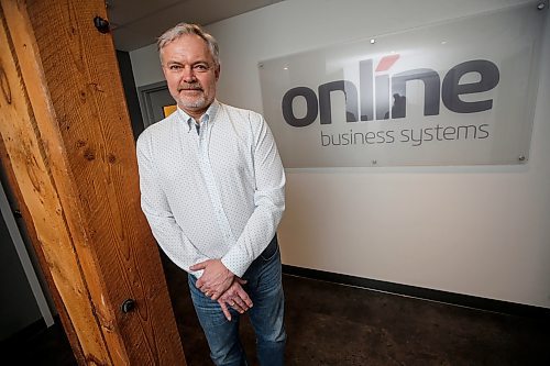 JOHN WOODS / WINNIPEG FREE PRESS
Tim Siemens, partner and Chief Technical Officer (CTO) of Online Business Systems, is photographed at their office on Bannatyne Ave. in Winnipeg Tuesday, January 23, 2024. Siemens gave a presentation to Tech Manitoba about the use of artificial intelligence (AI) in business.

Reporter: martin