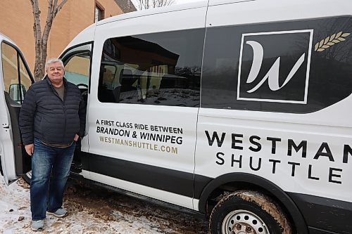 Westman Shuttle founder Lindsey Heintz is ready to transport Brandonites to Winnipeg for shopping and doctors' appointments. Photos: Abiola Odutola/The Brandon Sun