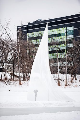 MIKAELA MACKENZIE / WINNIPEG FREE PRESS
	
The new 2024 warming hut Sublimation at The Forks on Friday, Jan. 26, 2024. For photo page.
Winnipeg Free Press 2024