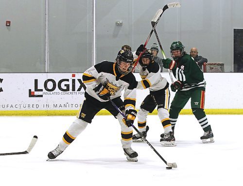 Reid Nicol leads the under-15 AAA Brandon Wheat Kings with 72 points in 29 games in the Winnipeg U15 AAA Hockey League. (Perry Bergson/The Brandon Sun)
Feb. 1 , 2024