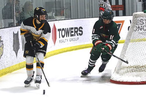 Kevin Knee is one of the five 2010-born minor players on this season&#x2019;s U15 AAA Wheat Kings club. (Perry Bergson/The Brandon Sun)
Feb. 1 , 2024