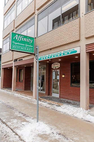 MIKE DEAL / WINNIPEG FREE PRESS
Affinity Vegetarian Garden at 208 Edmonton Street.

240129 - Monday, January 29, 2024.