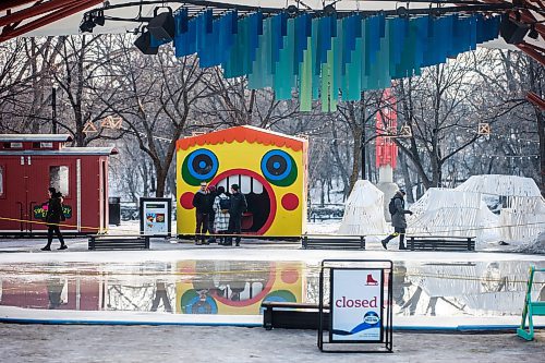 MIKAELA MACKENZIE / WINNIPEG FREE PRESS

The closed (and partially melted) canopy rink at The Forks on Tuesday, Jan. 30, 2024. For Malak story.
Winnipeg Free Press 2024.