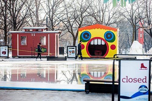 MIKAELA MACKENZIE / WINNIPEG FREE PRESS

The closed (and partially melted) canopy rink at The Forks on Tuesday, Jan. 30, 2024. For Malak story.
Winnipeg Free Press 2024.